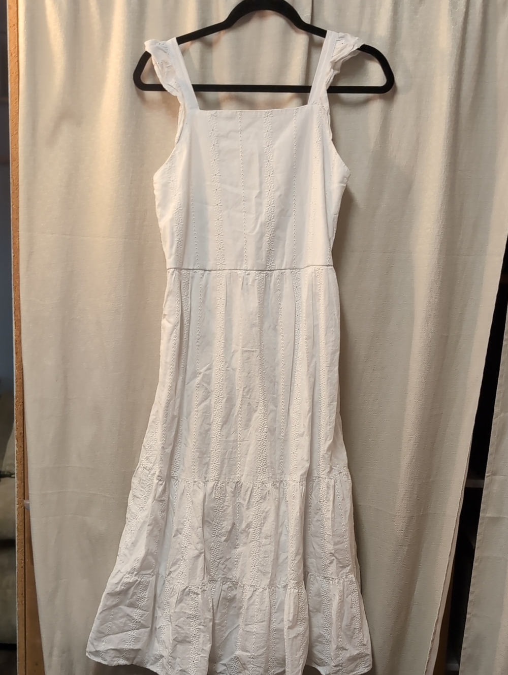 Art Class | Eyelet Embroidered Tiered Maxi Dress